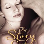 Book cover with a close-up picture of a white man kissing a white woman just above her closed eyes.