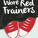 Red converse sneakers peek out from a black skirt, above is scrawled the title in white